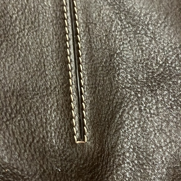 Chocolate Brown Leather Convertible Tote from Levenger - Picture 11 of 15